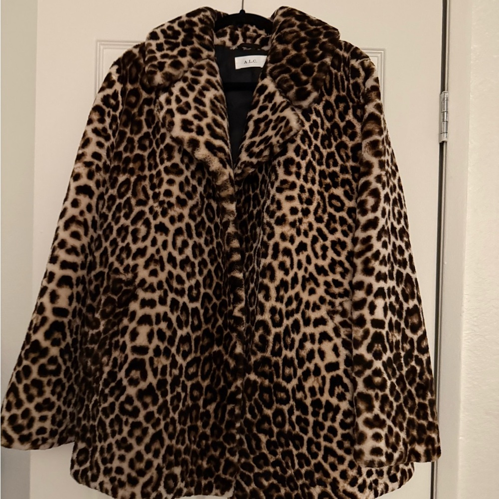 ALC LEOPARD GRANT SHEARLING JACKET - image 3